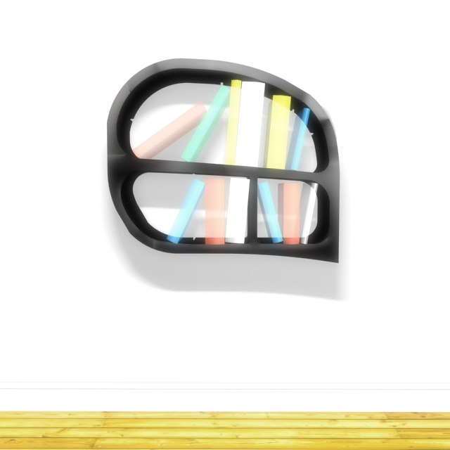 3D rendering of a shelf