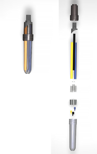 technical drawing of an assembly